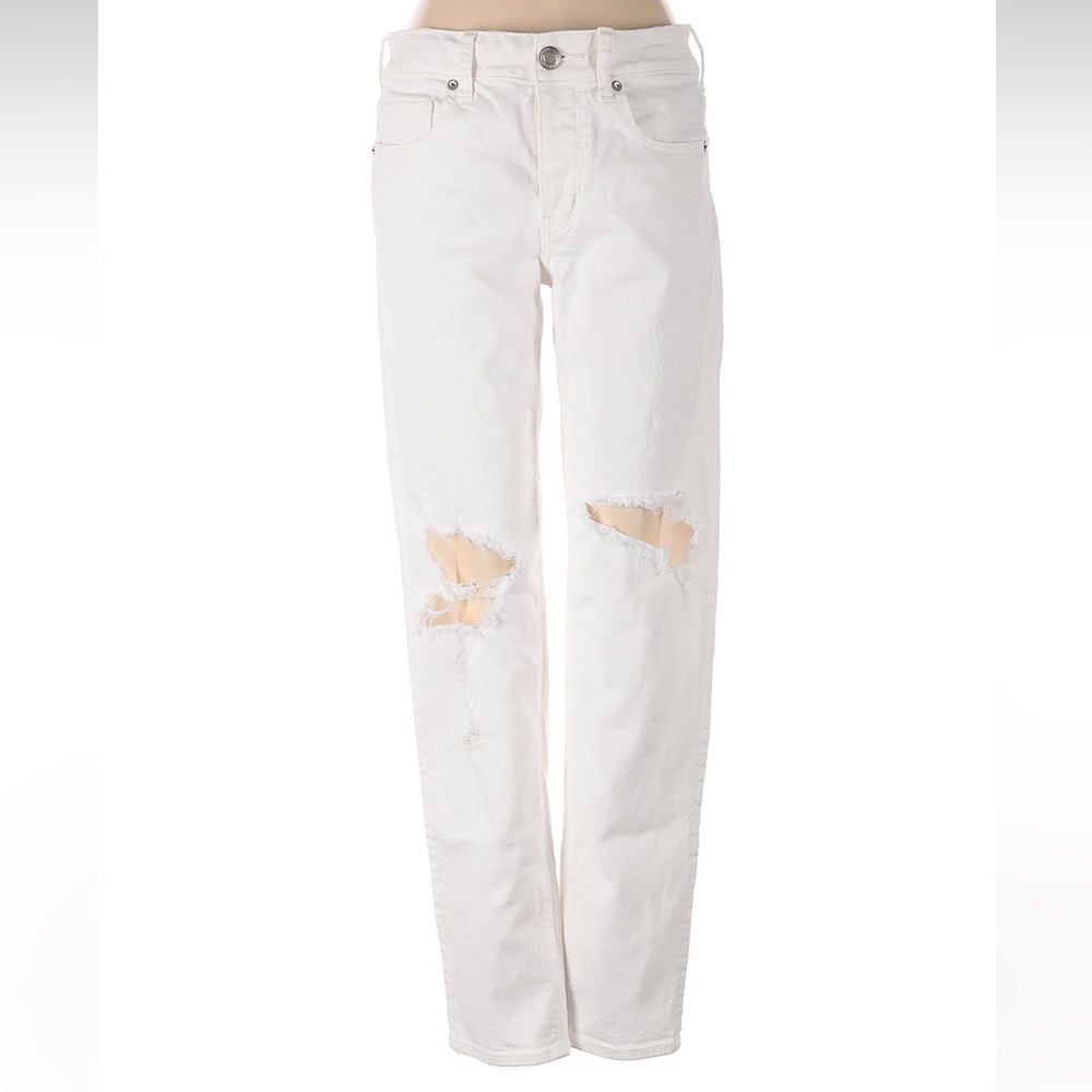 American Eagle Women’s White Jeans